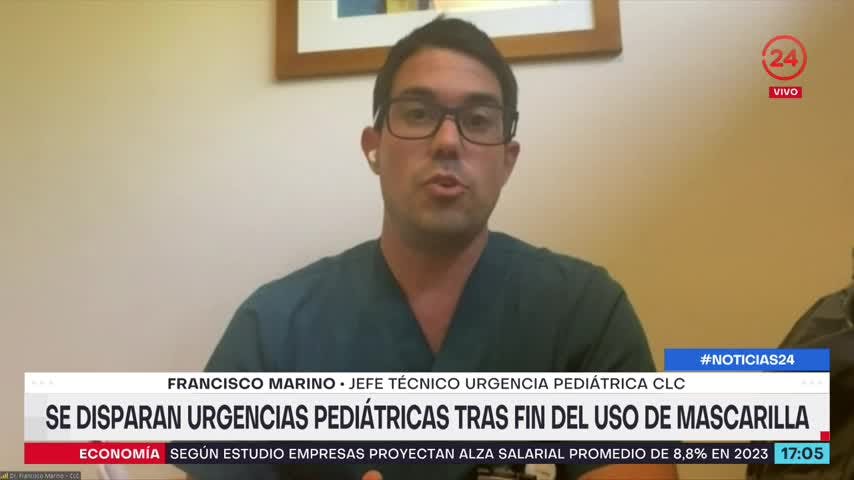 Preocupación por urgencias pediátricas: Hemos visto algunos días hasta con un 100% en aumento