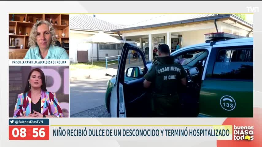 Investigan posible intoxicación de niño tras recibir un dulce de un desconocido en Molina
