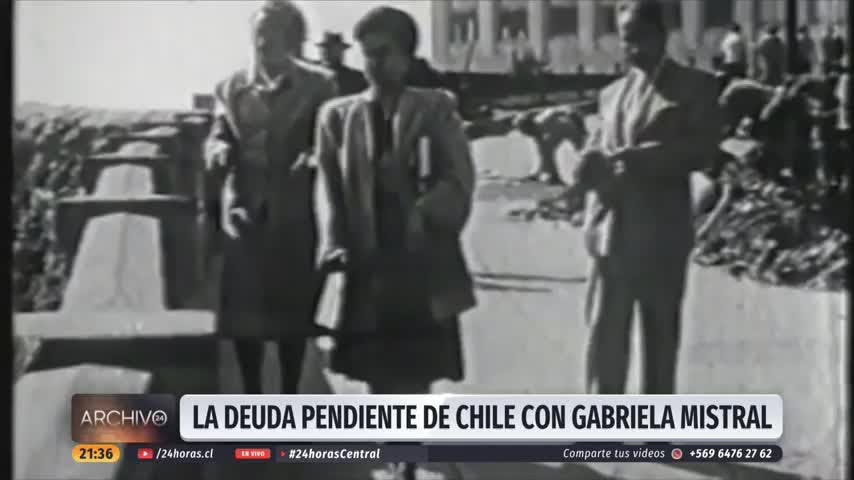 Archivo 24: A 75 años del Premio Nobel de Gabriela Mistral