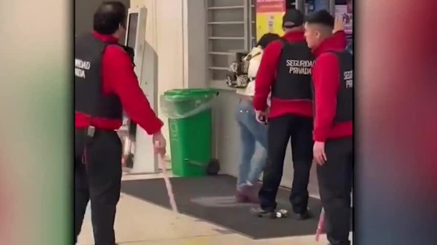 Violenta pelea en Supermercado en San Pedro de la Paz