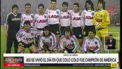 Archivo 24: El día en que Colo-Colo fue campeón de América