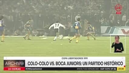 Archivo 24: A 30 años de la semifinal de Colo Colo y Boca Juniors por la Copa Libertadores