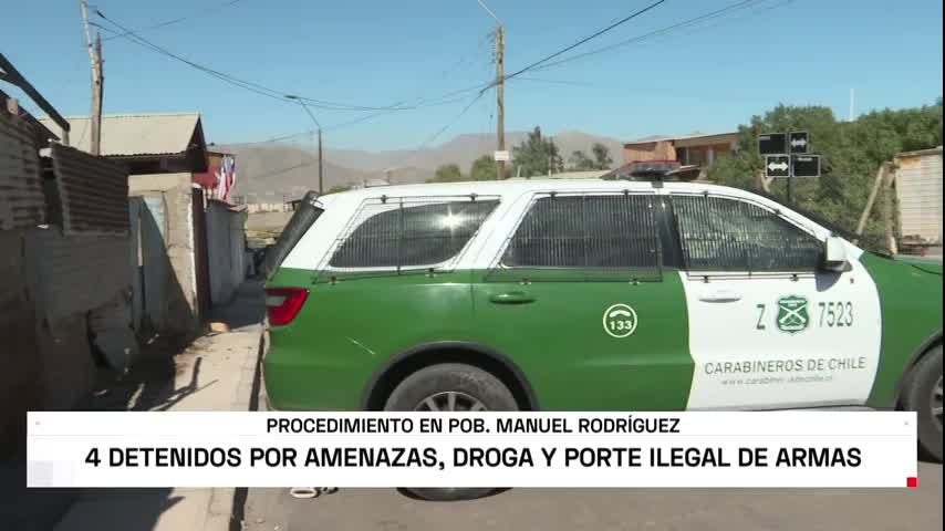Dos lesionados en operativo