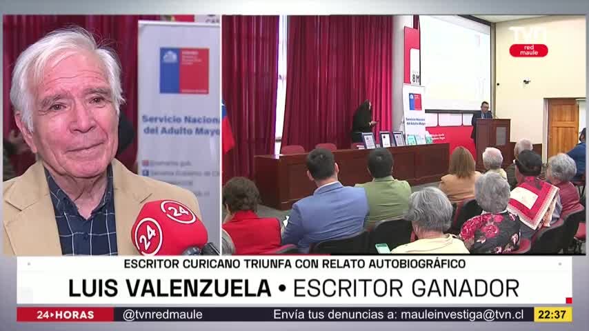 Escritor curicano triunfa con relato autobiográfico
