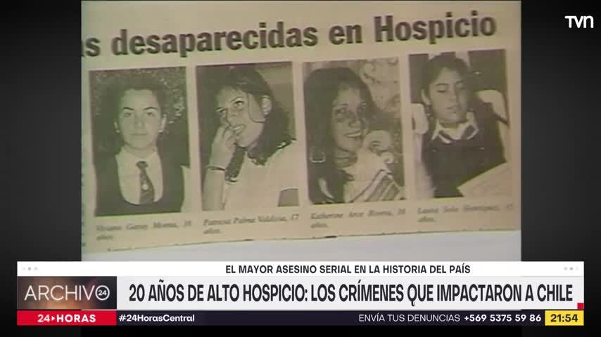Archivo 24: 20 años del Psicópata de Alto Hospicio, los crímenes que impactaron a Chile
