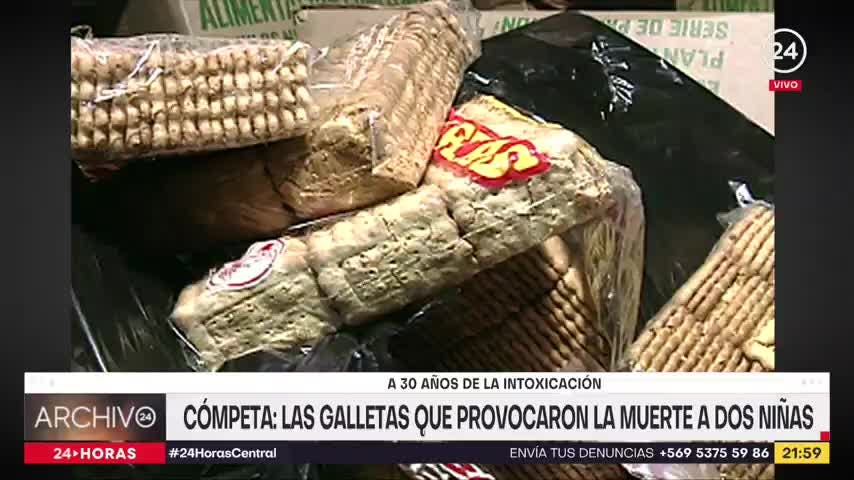 Archivo 24: A 30 años de la intoxicación por galletas que provocaron la muerte a dos niñas