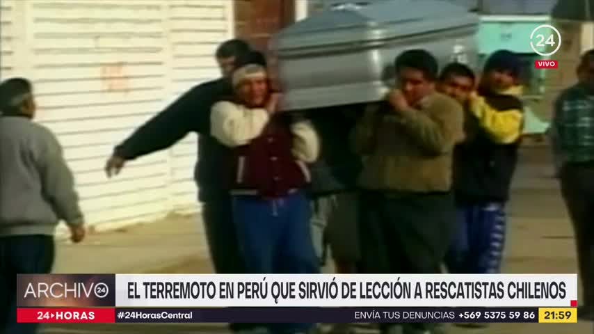 Archivo 24: el terremoto en Perú que sirvió de lección a rescatistas chilenos