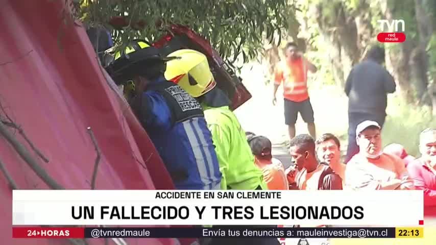 Conductor de camión murió tras violento choque