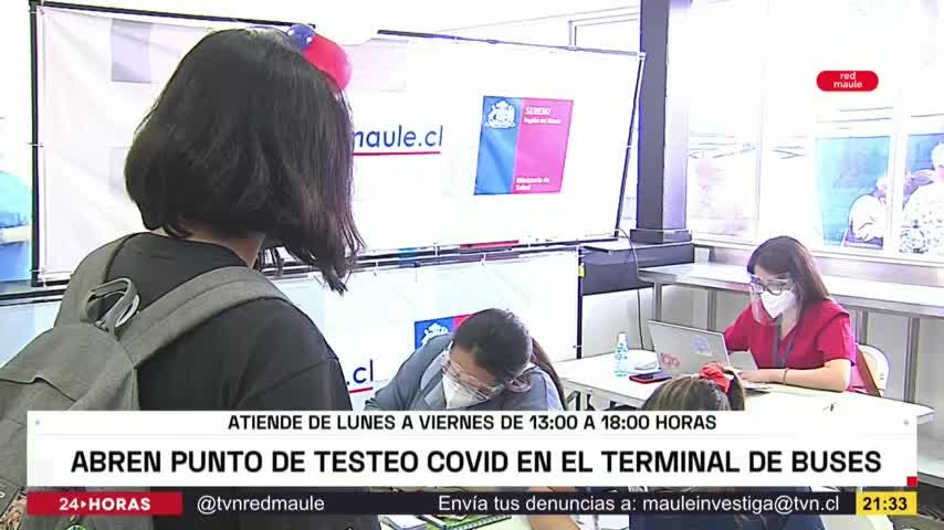 ¡En el Terminal! Reabren punto de testeo covid