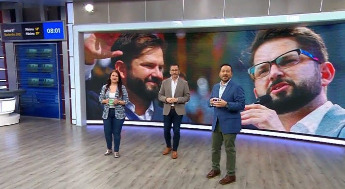 Presidente Gabriel Boric visita el Buenos Días a Todos
