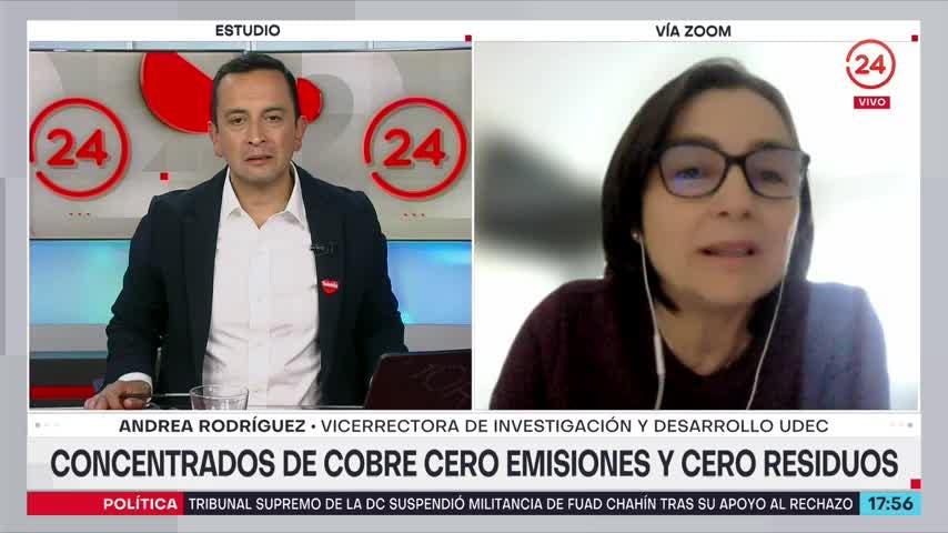 Concentrados de cobre cero emisiones y cero residuos: Está alineado a una técnica que permite un desarrollo más sostenible