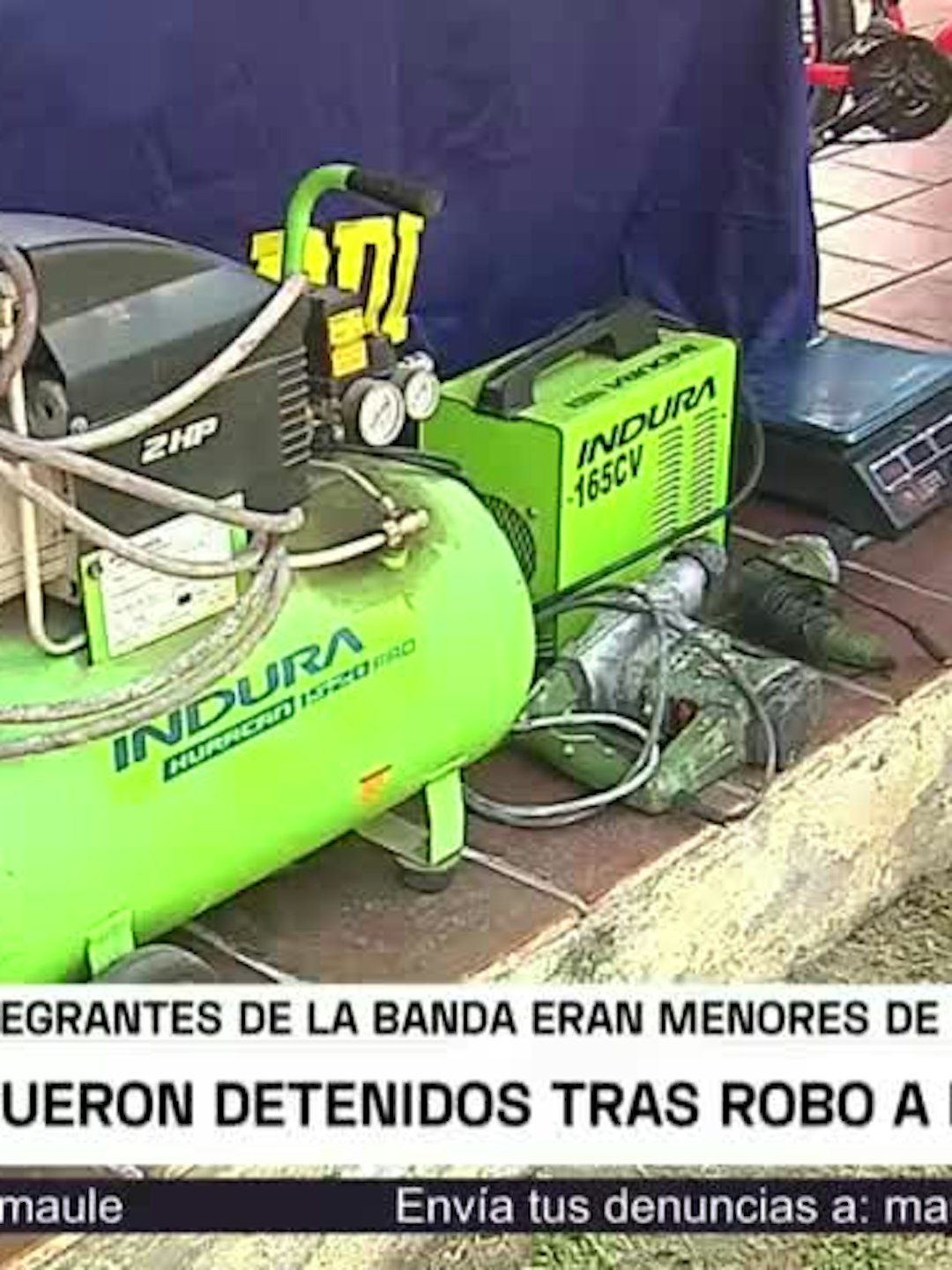 ¡Usando taxis! Roban desde hotel en Curicó