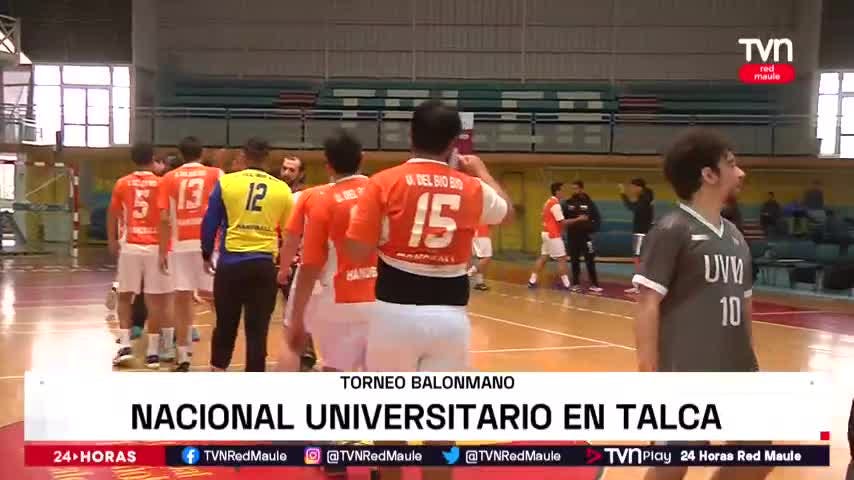 Nacional de balonmano universitario se disputa en Talca