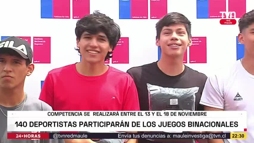 140 deportistas participarán de los Juegos Binacionales