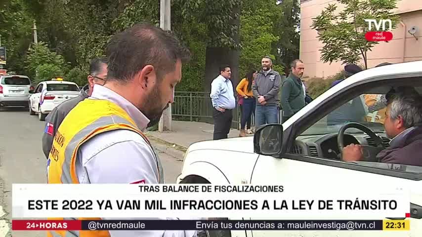 Fiscalizaciones al tránsito dejan más de mil infracciones
