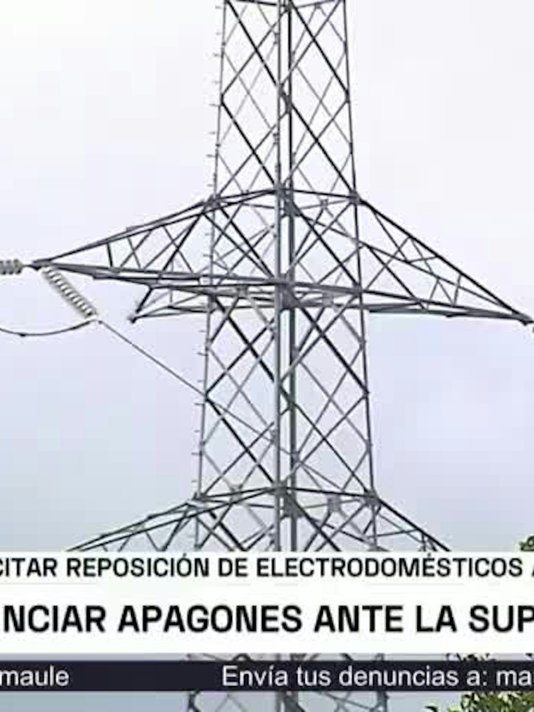 Desde Maule: Llaman a denunciar apagones ante la SEC