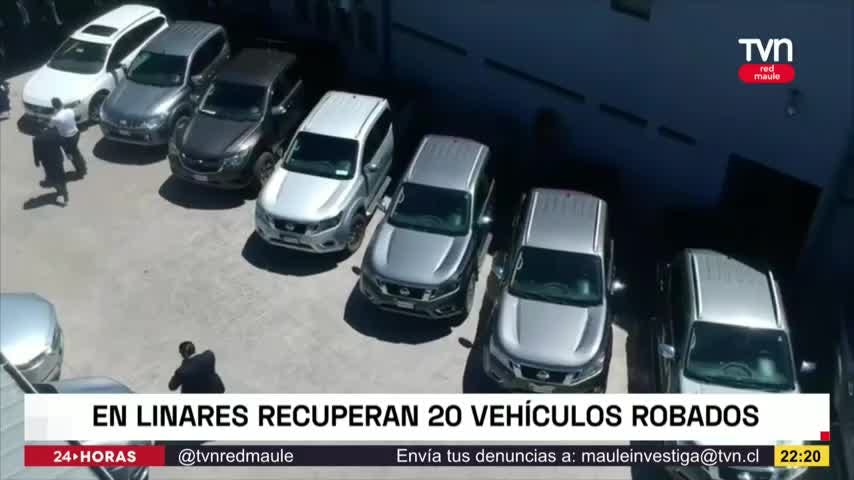Recuperan 20 vehículos en Linares