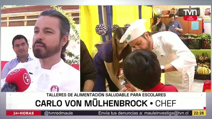Feria gastronómica para estudiantes