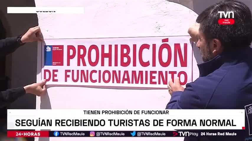 Termas de Panimávida con prohibición de funcionamiento