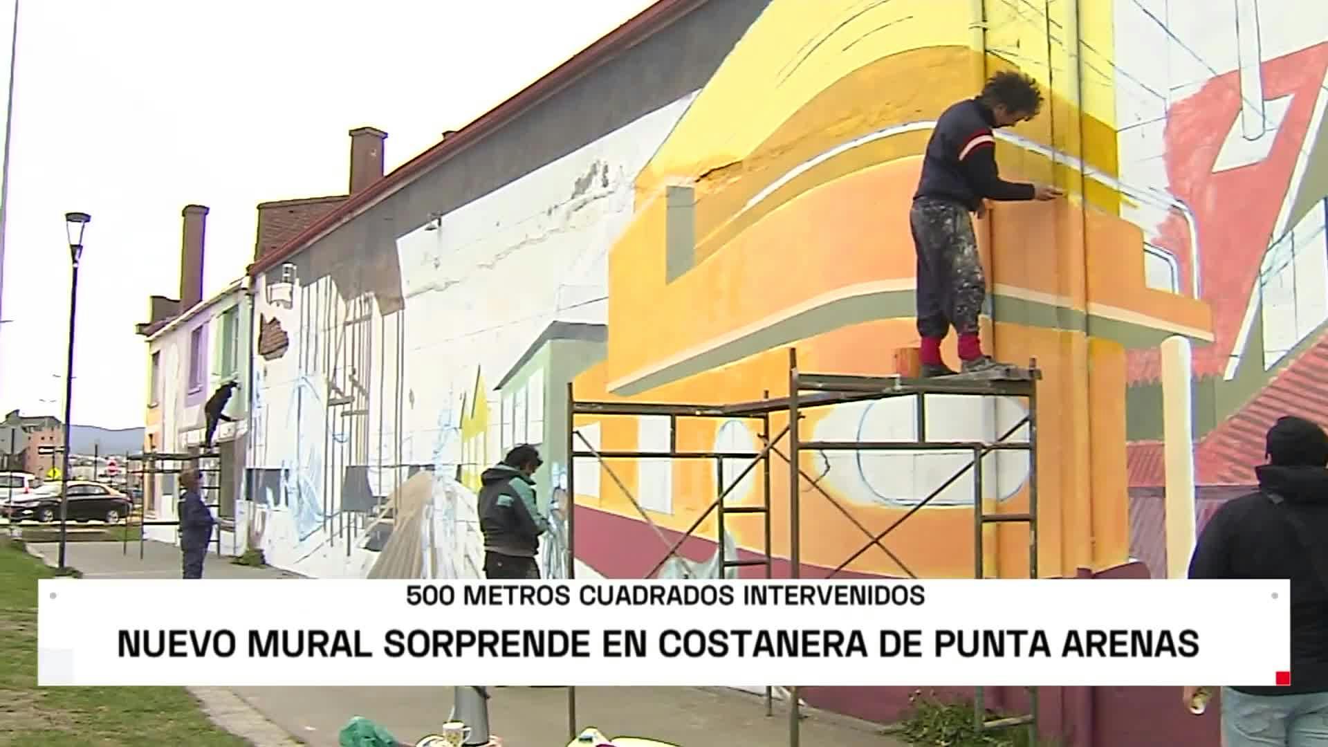 NUEVO MURAL SORPRENDE EN COSTANERA DE PUNTA ARENAS 