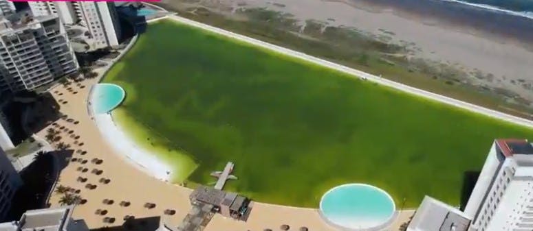 Laguna artificial en La Serena se convirtió en un pantano