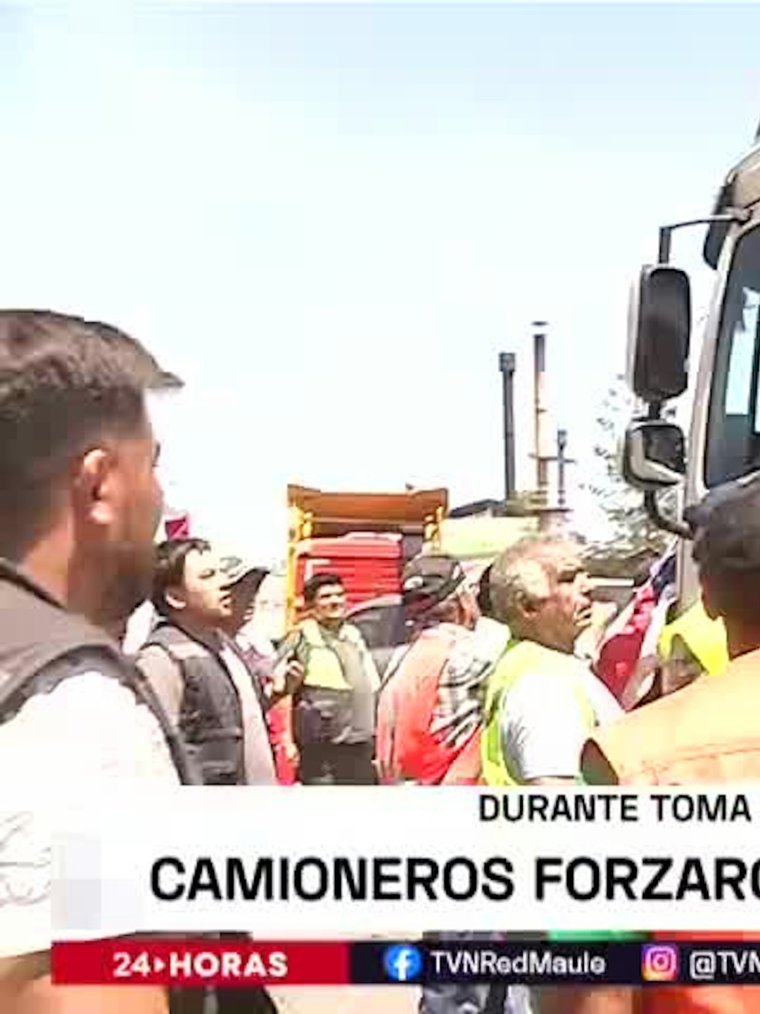 Camioneros forzaron desvíos de transportistas