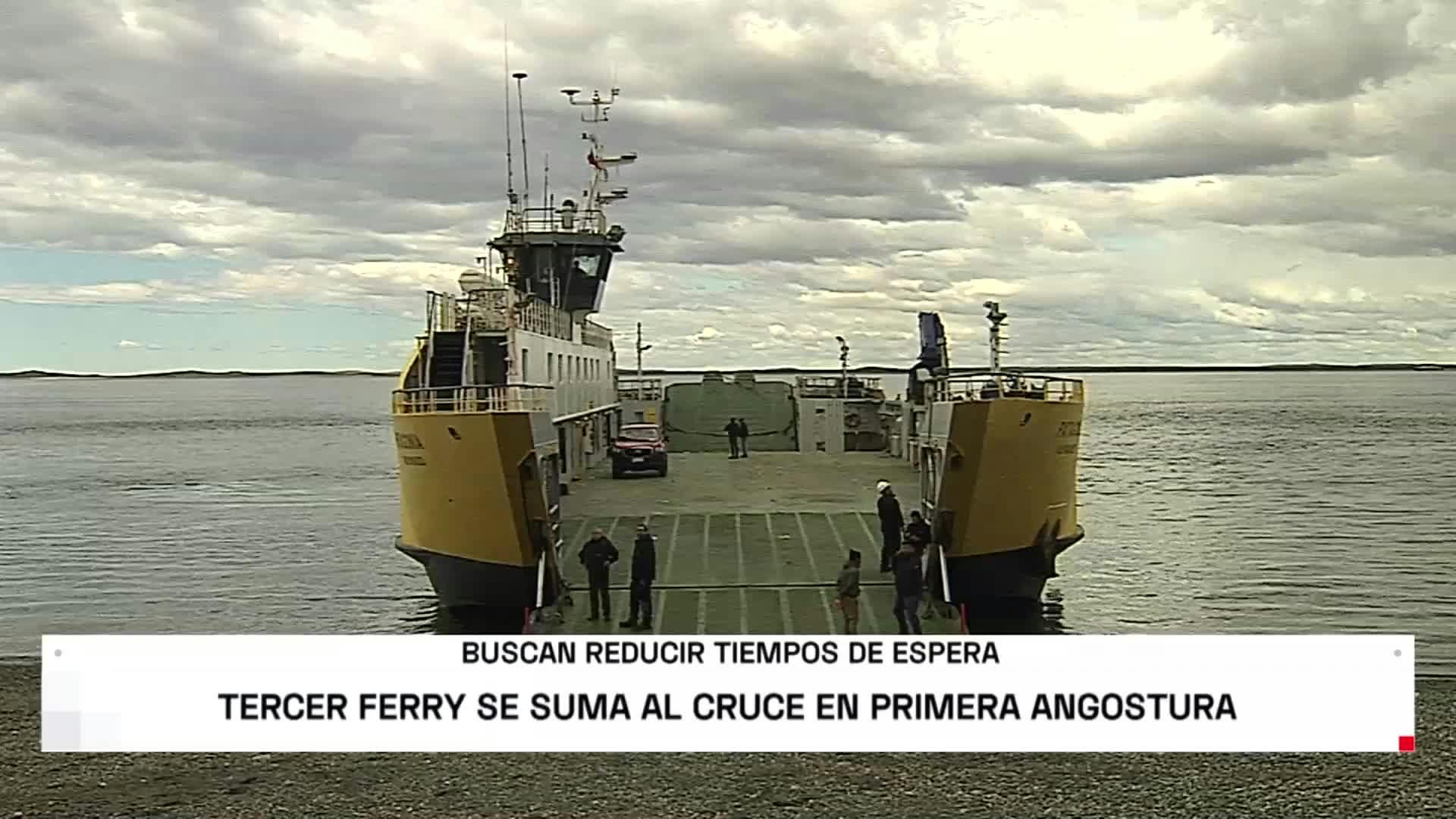 TERCER FERRY SE SUMA AL CRUCE EN PRIMERA ANGOSTURA
