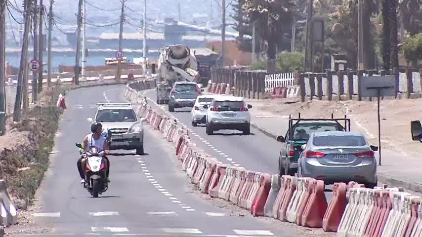 Obras de mejoramiento del borde costero implica desvíos tanto para vehículos y peatones