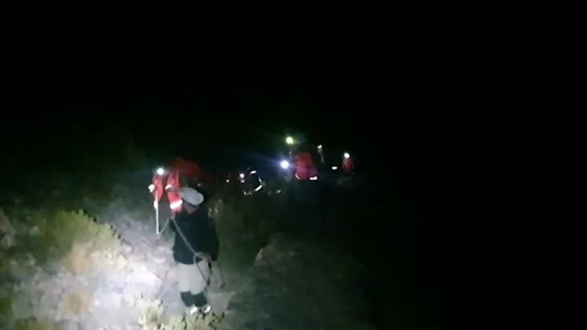 Durante esta madrugada y en plena cordillera fue rescatado turista sueco extraviado