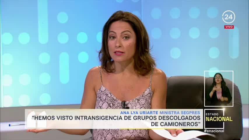 Ministra de la Segpres: Estamos hablando de grupos de camioneros con una ambición desmedida