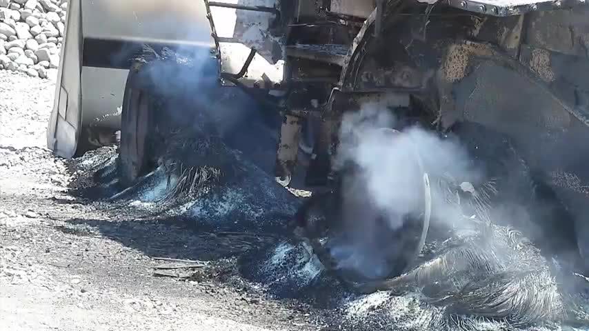 Cinco maquinarias destruidas tras ataque incendiario en Santa Bárbara 