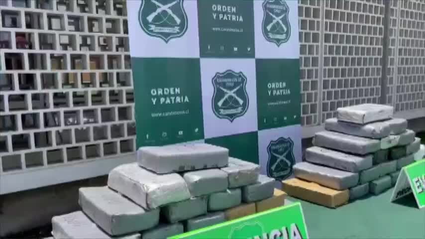 Camionero fue detenido luego que se descubriera que transportaba casi 95 kilos de droga