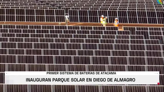 Parque solar en Diego de Almagro