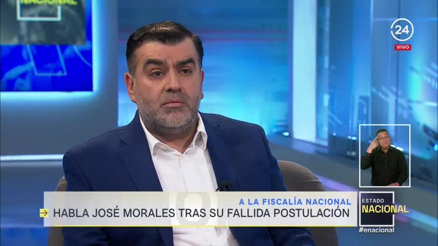 José Morales afirma que se usó información reservada para perjudicar su candidatura a la Fiscalía Nacional