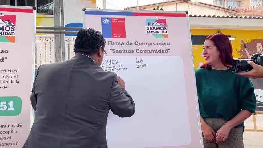 Entregan millonaria inversión para realizar reparaciones en colegios de la región