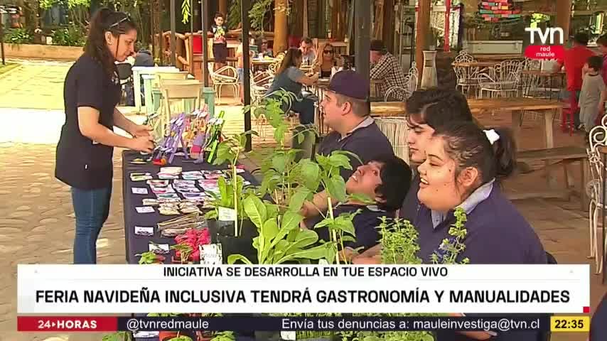 Realizan feria navideña inclusiva