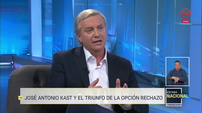 José Antonio Kast: Hoy día Chile es más pobre, es más violento y más inseguro