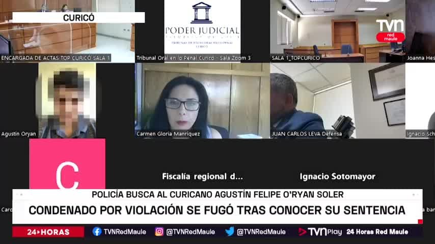 Condenado por violación en Curicó se fugó