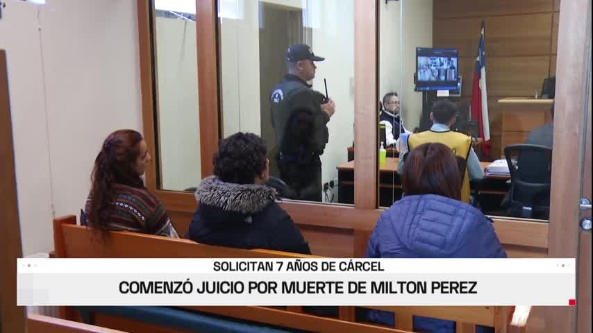 COMENZÓ JUICIO POR MUERTE DE MILTON PEREZ