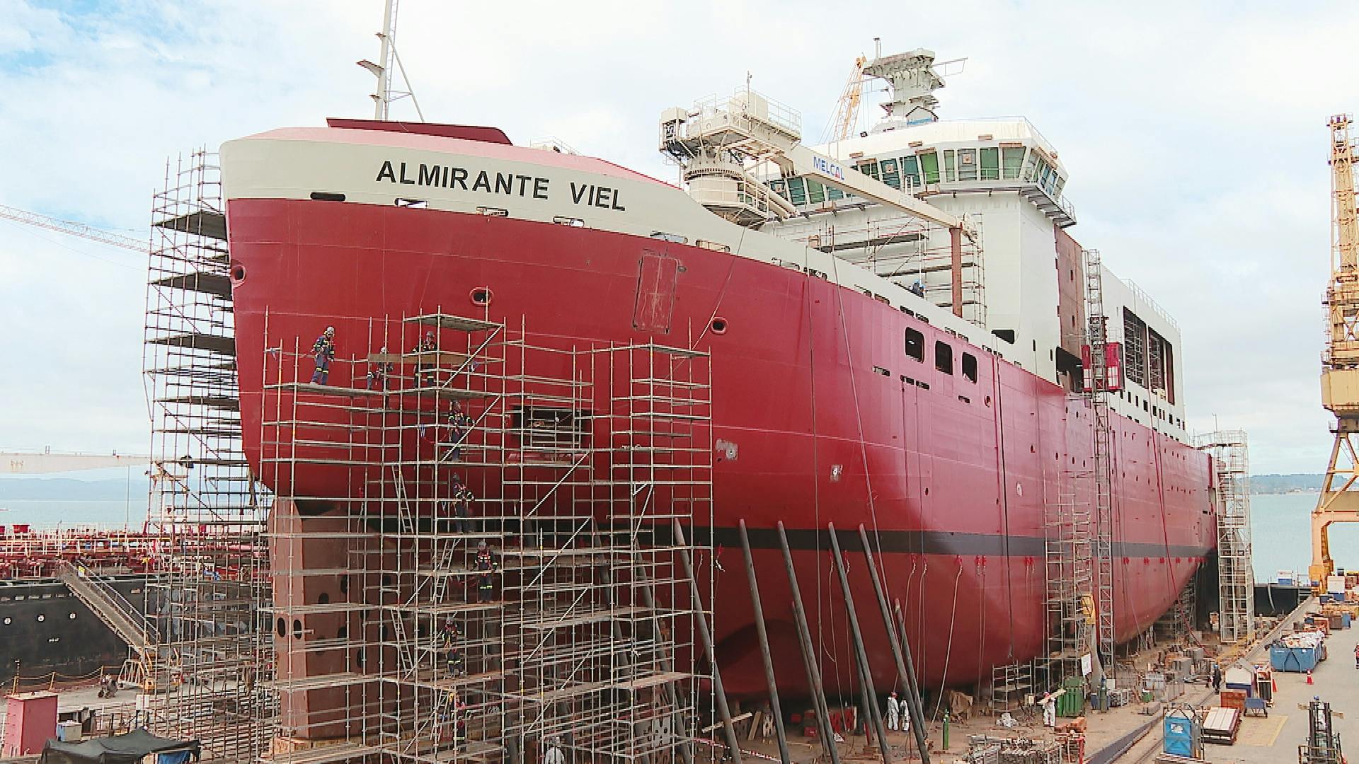 Asmar construye rompehielos más grande de sudamérica