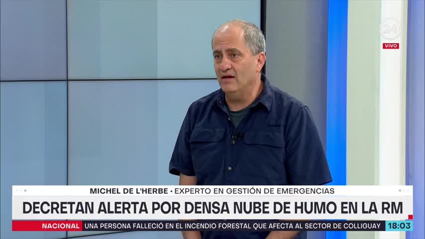 Alerta por densa nube de humo en la RM: Tenemos un problema de preparación preocupante