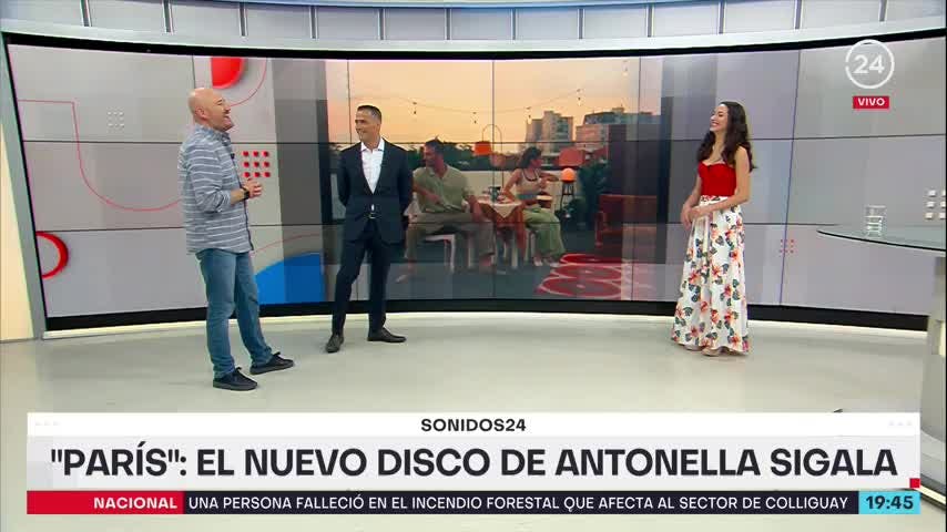Sonidos 24: Antonella Sigala estrena su nuevo disco París