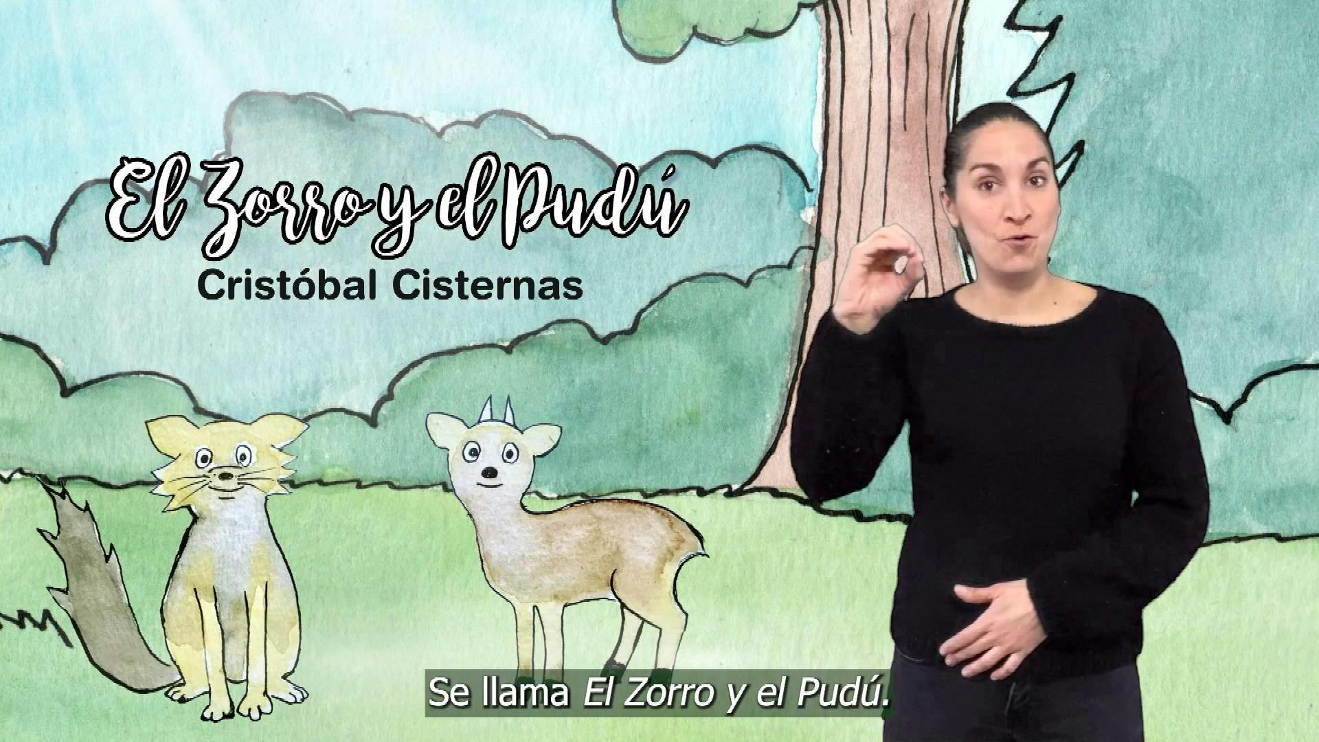 Videolibro muestra la amistad entre un zorro y un pudú