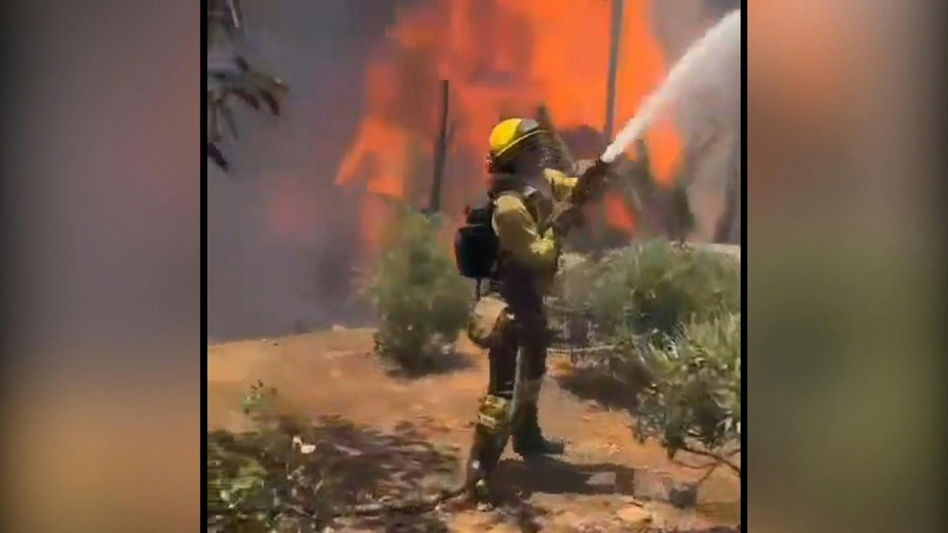 10 viviendas afectadas fue el saldo del incendio de Villa Alemana