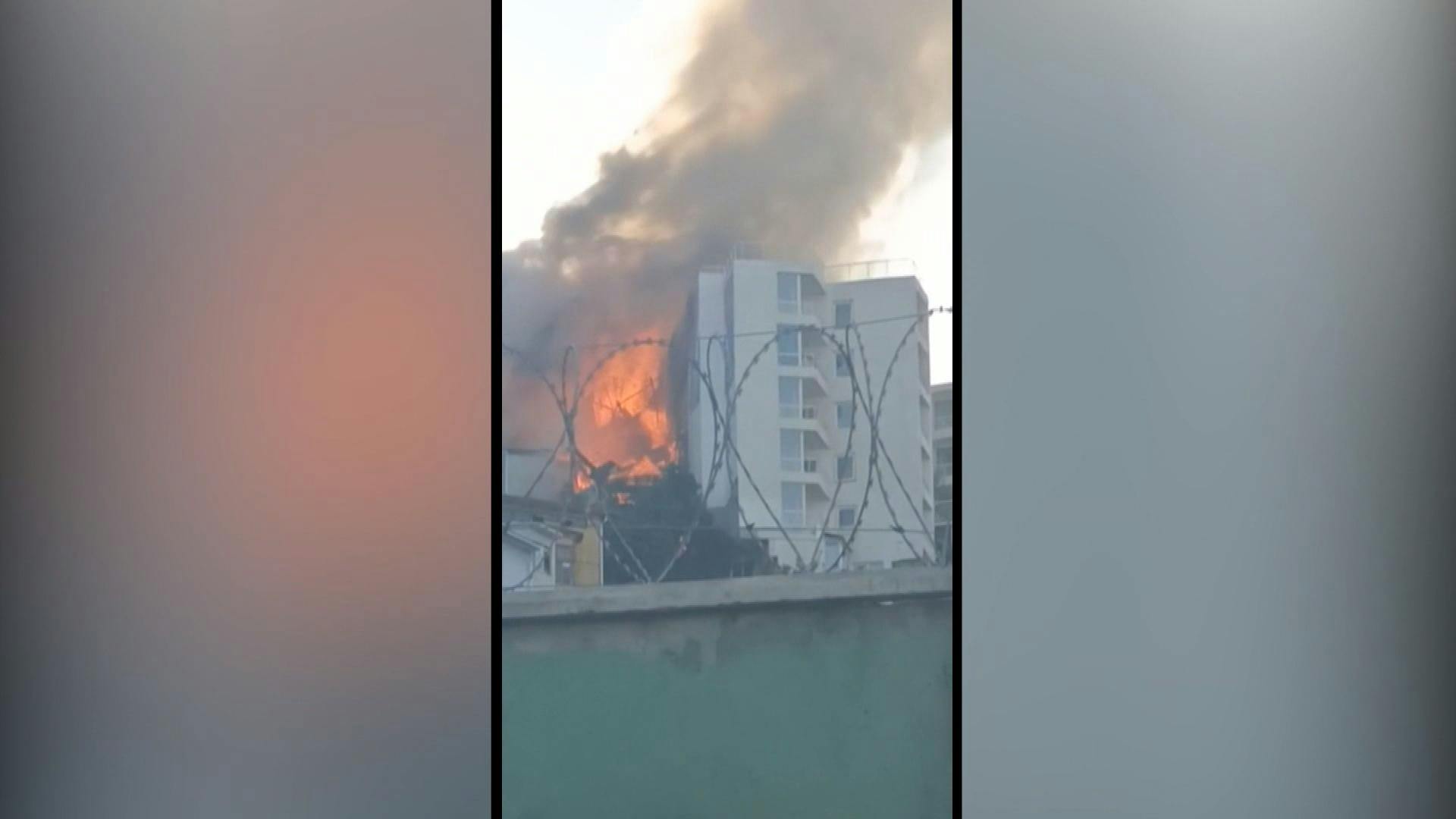 Explosión habría detonado incendio ocurrido en cerro Monjas el día de ayer