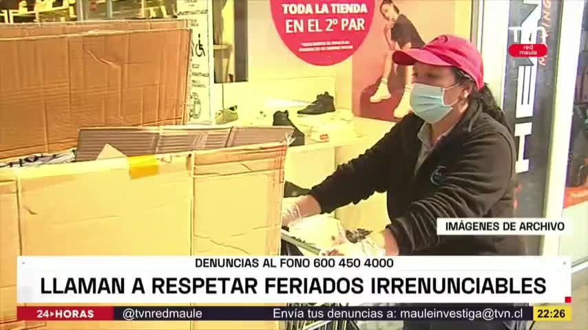 Llaman a respetar feriados irrenunciables