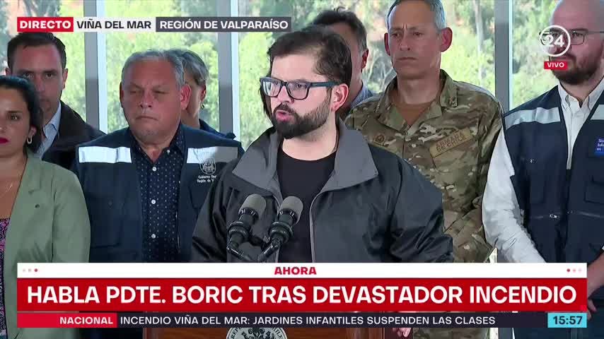 Boric: De haber intencionalidad vamos a mover cielo, mar y tierra para dar con los responsables