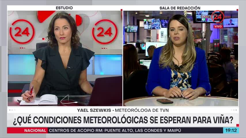 Meteoróloga Yael Szewkis: Después de medianoche el viento debería empezar a debilitarse un poco