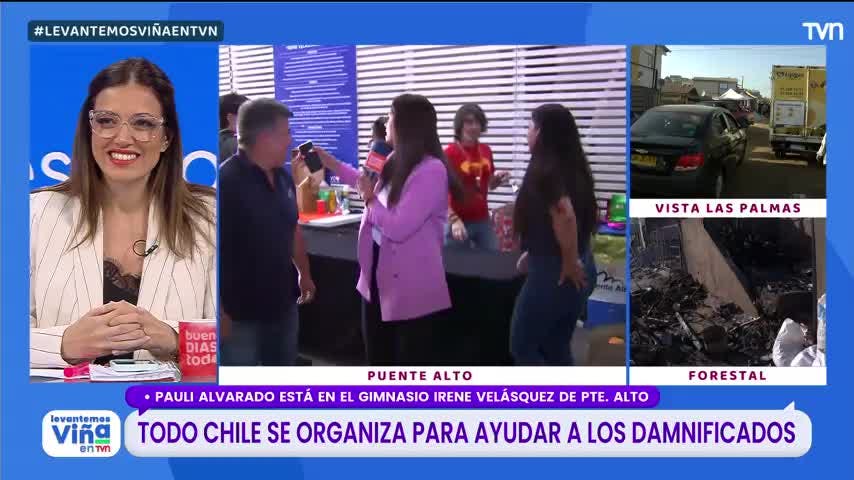 Nuestra Pauli Alvarado entrega todo su apoyo desde Puente Alto