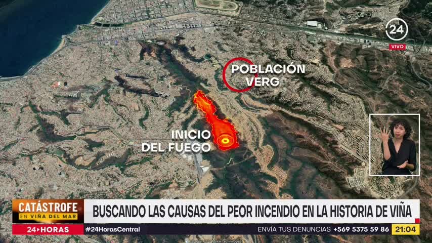 Buscando las causas del peor incendio en la historia de Viña del Mar